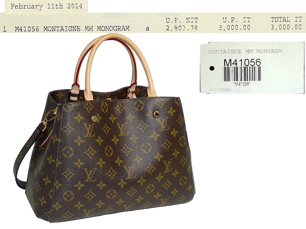 Louis Vuitton M41056 Monogram Montaigne MM -0