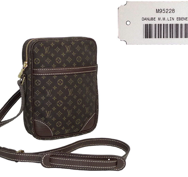 Louis Vuitton M95228 Danube Mini LIn Ebene Messenger Bag-0