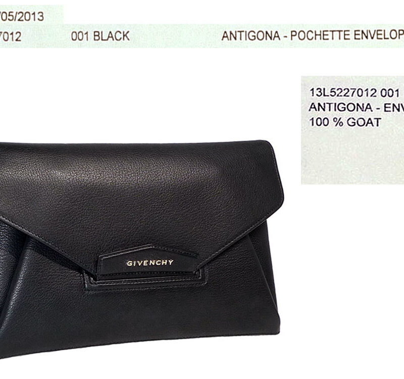 Givenchy Black Calf Antigona Ipad / Notepad Clutch -0