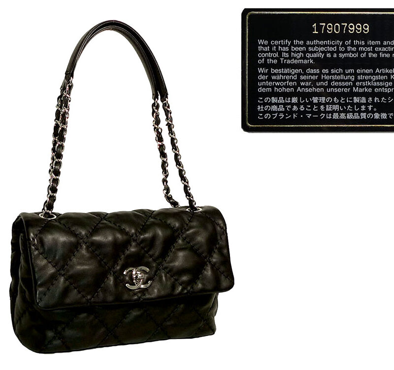 Chanel 17907999 Black Quilted Classic Medium Soft Distressed Lambskin Silver Hardware-0
