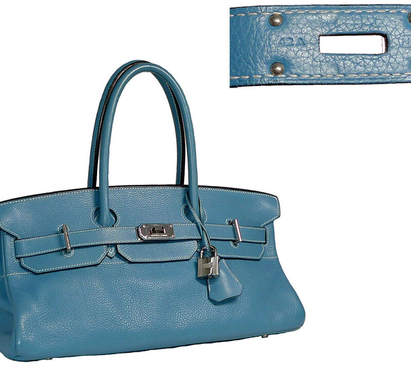 Hermes Shoulder Birkin 42 JPG Blue Jean I Stamp Togo Leather-0