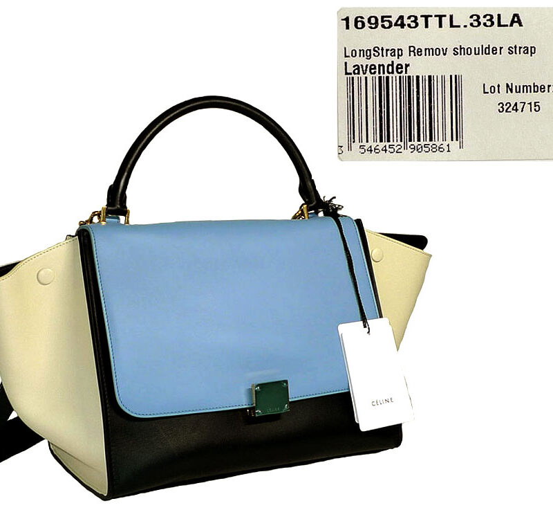 Celine 169543TTL.33LA Lavender Trapez Medium Shoulder Bag-0