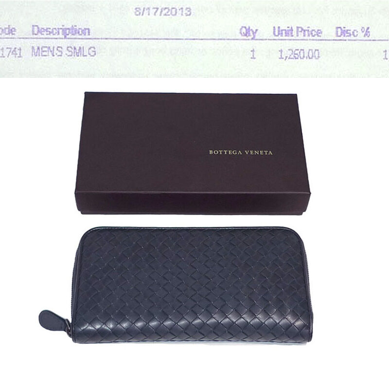 Bottega Venetta Guy Metal Zip Around Travel Wallet for Unisex -0