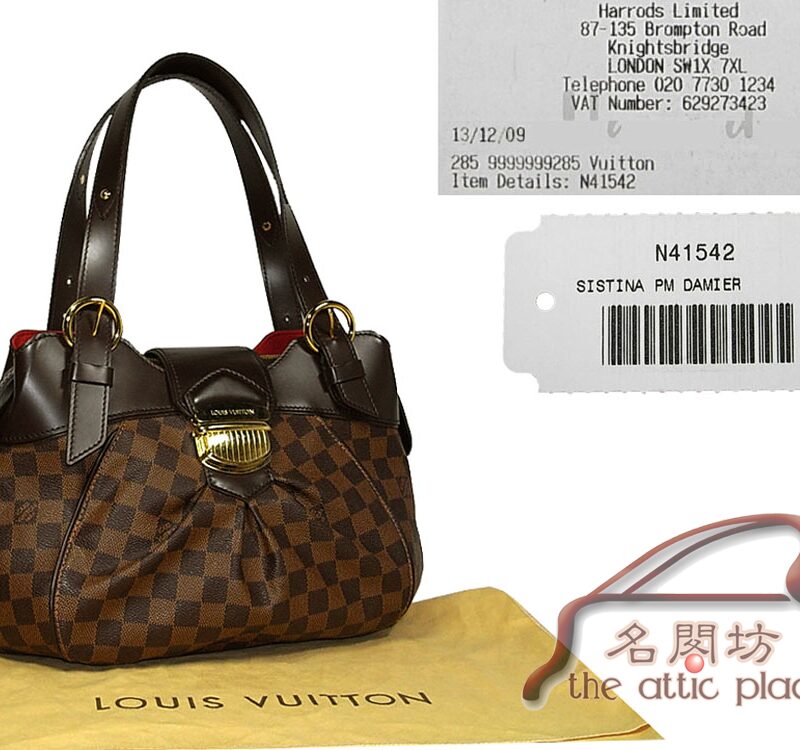 Louis Vuitton N41542 Damier Canvas Sistina PM Shoulder Bag-0