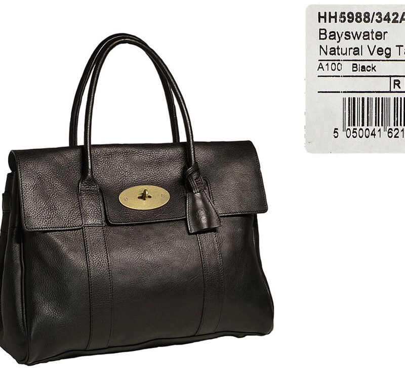 Mulberry HH5988/342A100 Black Tanned Bayswater Document Shoulder bag-0