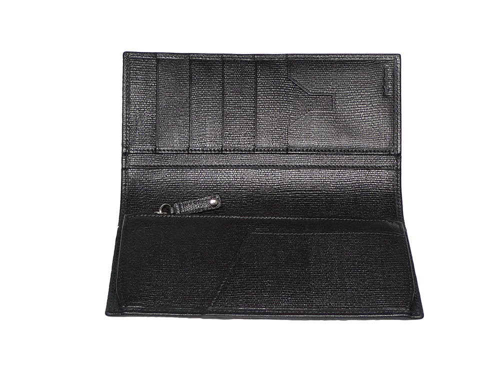 Yves Saint Laurent 247455 Y Cone Mini Tweed Long Bifold Wallet -31178