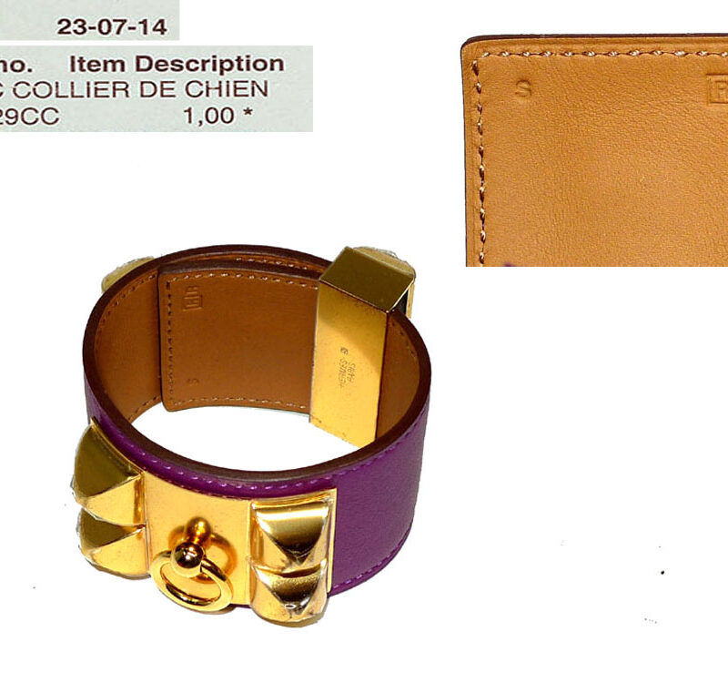 Hermes CDC Anemone Veau Chamonix Gold HW R Stamp S Size-0