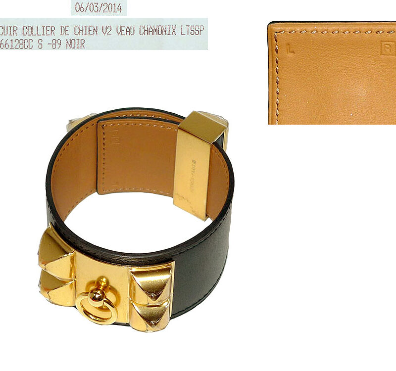 Hermes CDC Black Veau Chamonix Gold HW R Stamp L Size-0