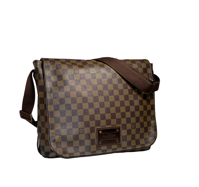 Louis Vuitton N51212 Damier Canvas Brooklyn MM Messenger Bag-0
