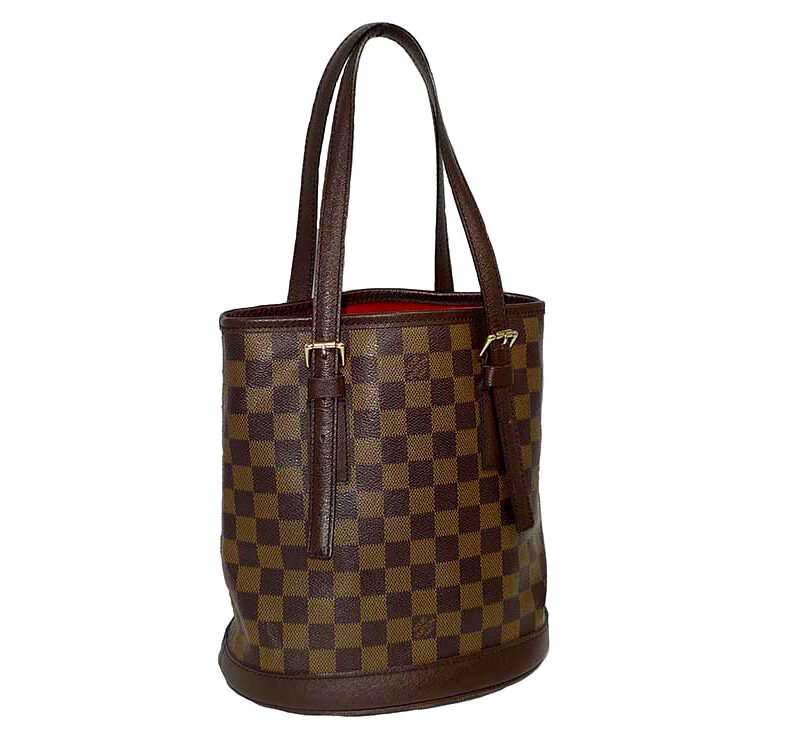Louis Vuitton N42240 Damier Marais Bucket Shoulder Bag-0