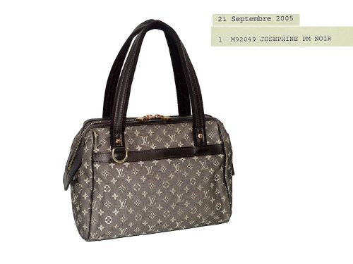 Louis Vuitton M92049 Black Mini Monogram Josephine PM -0