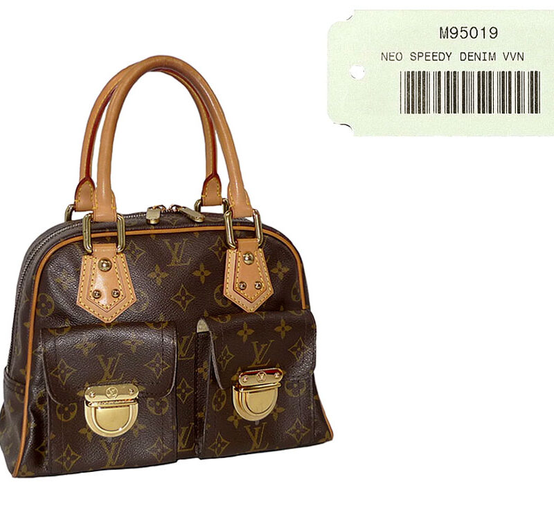 Louis Vuitton M40026 Monogram Canvas Manhattan PM Tote Bag-0