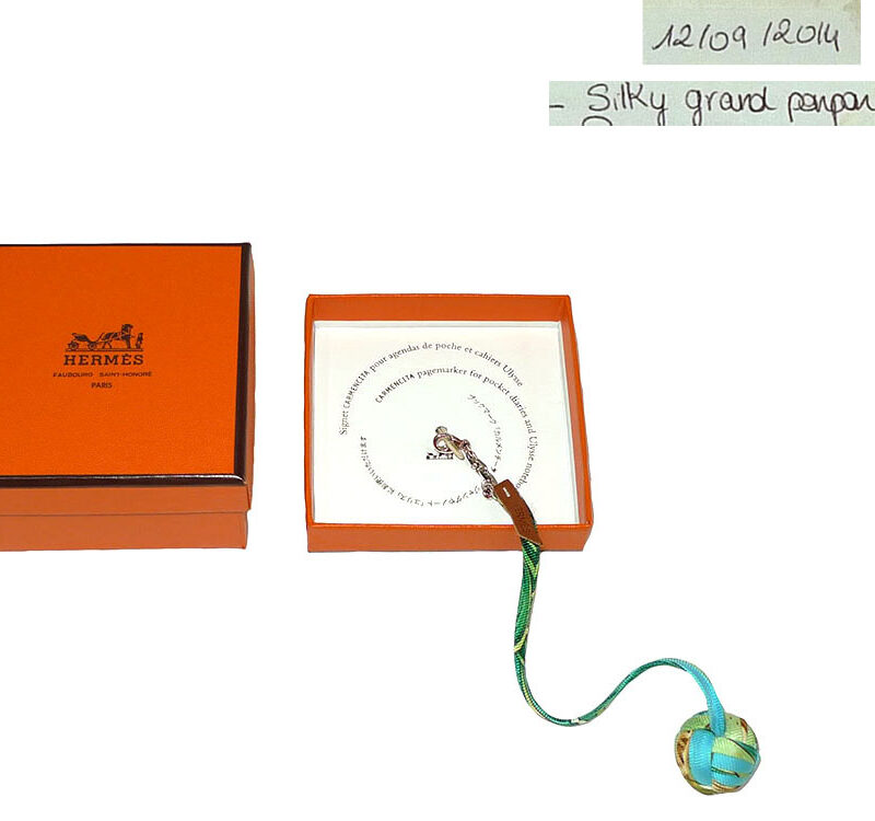 Hermes Silky Grand Pom Pom in Green Accessories-0