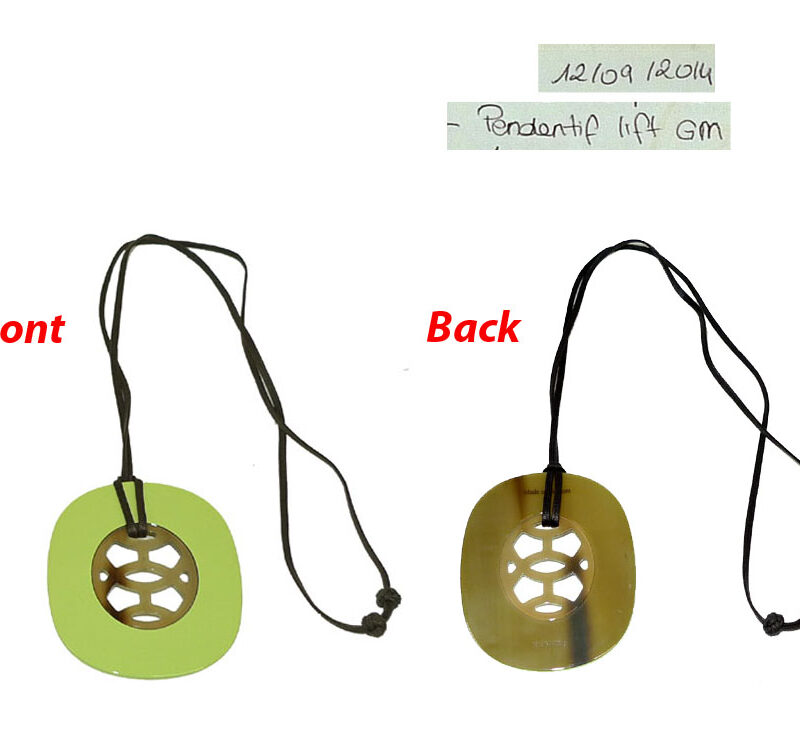 Hermes Yellow Pendentif Lift GM / Pandant -0