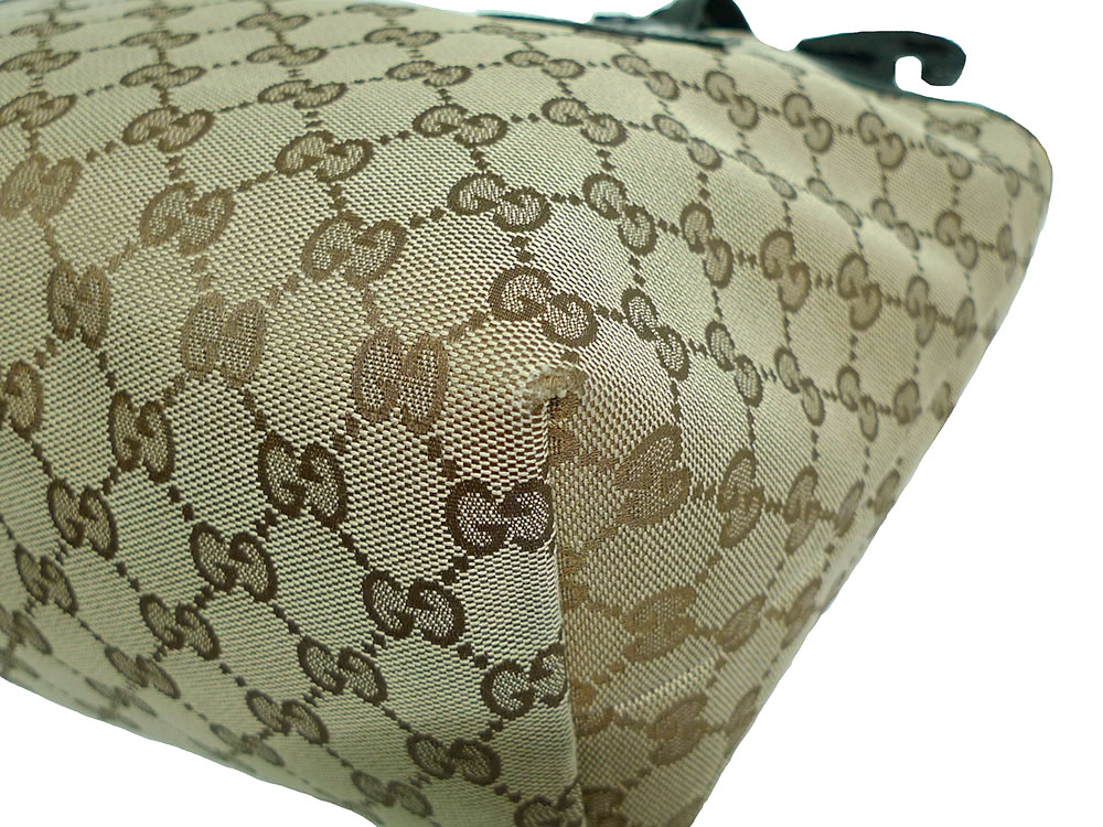 Gucci 211976 Black Patent GG Jolie Small Tote-32694