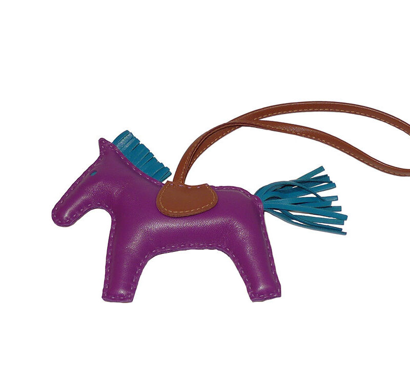 Hermes Rodeo PM Anemone/ Bleu Izmir/ Fauve-0