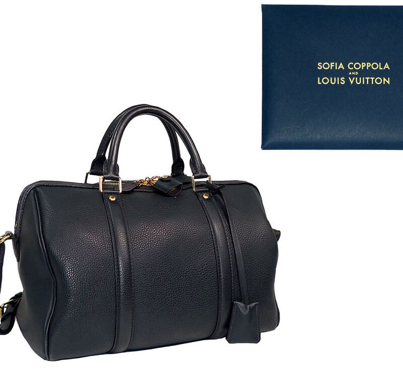 Louis Vuitton M93446 Navy Blue Cobalt Calf Leather Sophia Coppola SC PM Bag-0