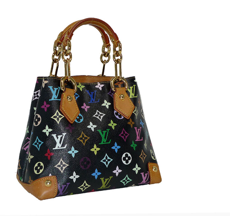Louis Vuitton M40048 Monogram Multicolor Black Audra Handbag-0
