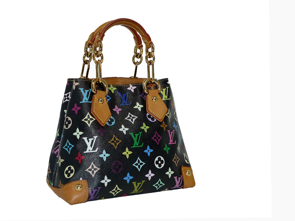 Louis Vuitton M40048 Monogram Multicolor Black Audra Handbag-0
