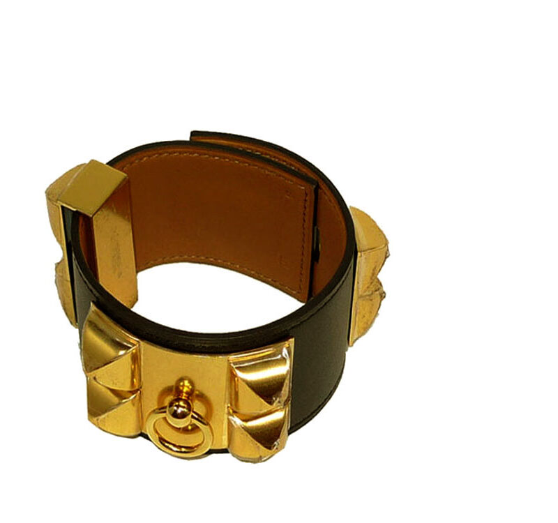 Hermes CDC R Stamp Black CDC Veau Chamonix S Size Gold Hardware-0