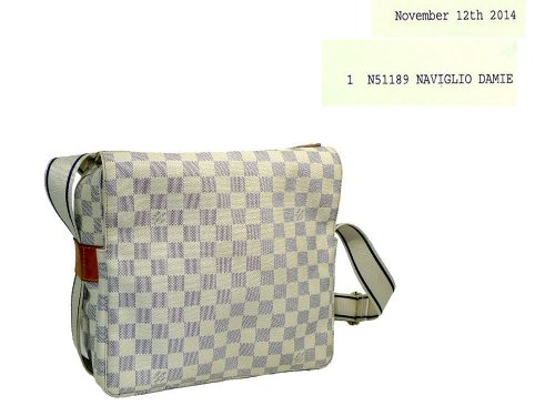 Louis Vuitton N51189 Naviglio Damier Azur Messenger Bag-0