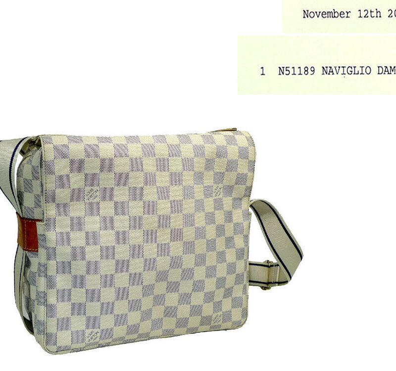 Louis Vuitton N51189 Naviglio Damier Azur Messenger Bag-0