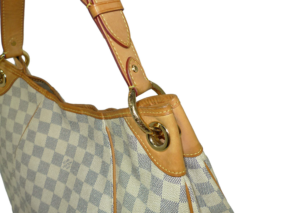 Louis Vuitton N55215 Damier Azur Galliera PM Hobo Bag-33180
