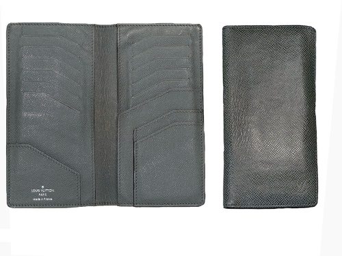 Louis Vuitton M32607 Taiga Grey 12 Cards Long Wallet-0