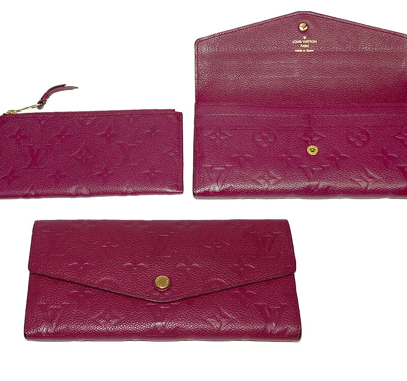 Louis Vuitton M60341 Aurore Monogram Empreinte (CA1132) Curieuse Wallet-0