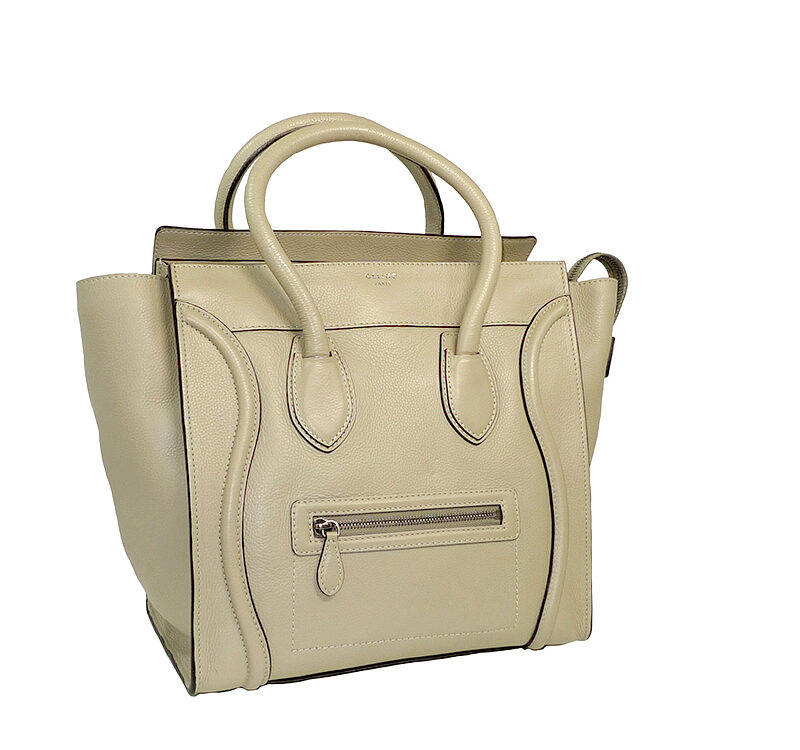 Celine 165213 Sand Mini Luggage Document Tote-0