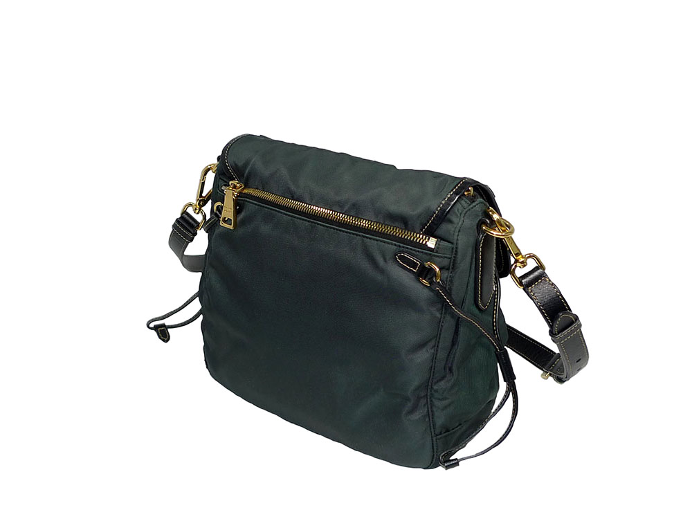 Prada BT0692 Tessuto Saffiano Antracite Messenger Bag-33637