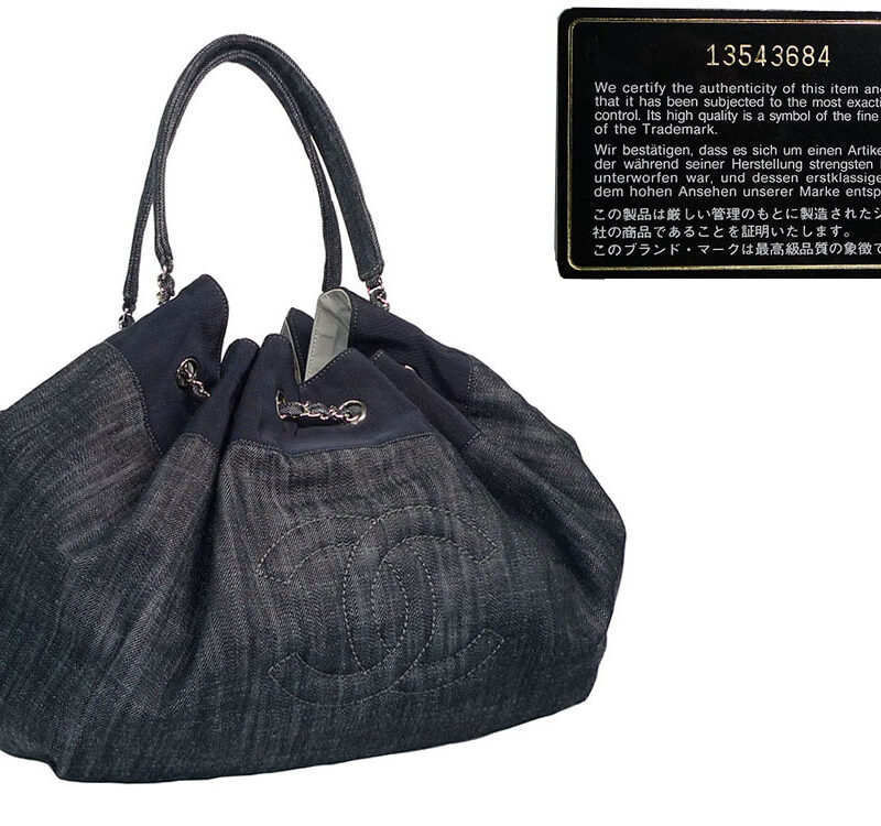 Chanel 13543684 Denim Blue Drawsting Hobo Bag-0