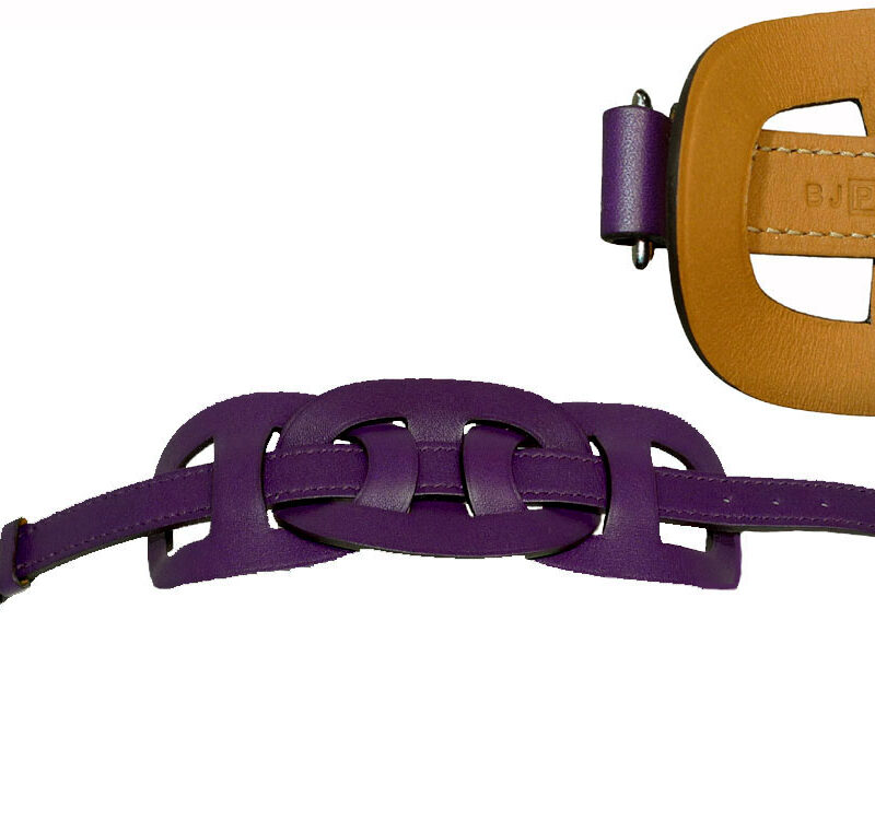 Hermes Cuir P Stamp size S Anemone Fetiche Bracelet-0