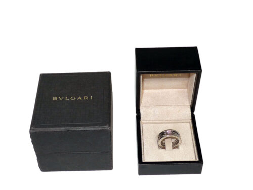 Bvlgari B.Zero 1 Silver Ring 725 Size 54 Tri Ring