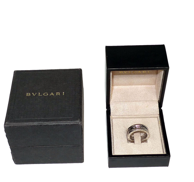 Bvlgari B.Zero 1 Silver Ring 725 Size 54 Tri Ring