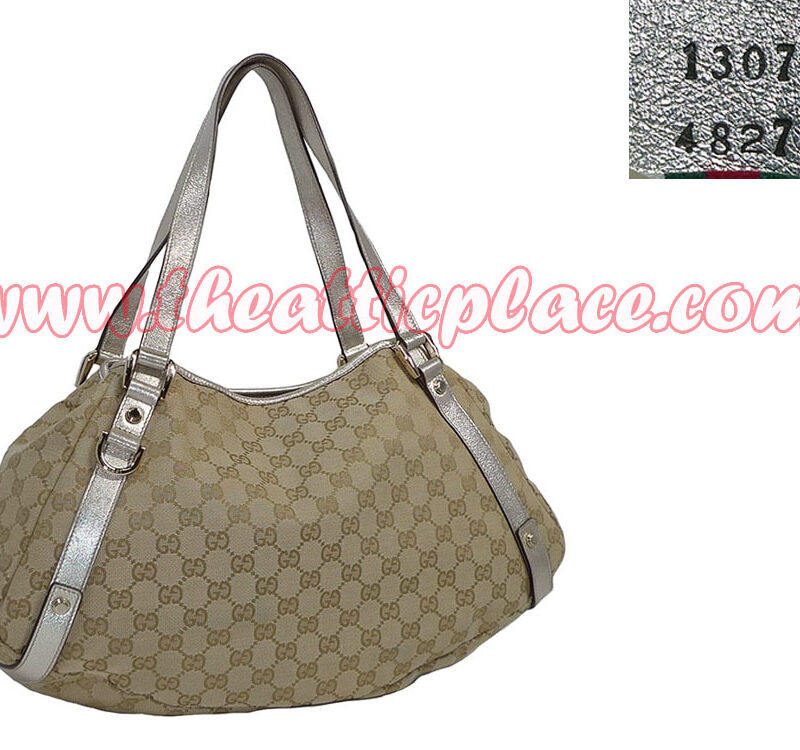 Gucci 130736 Metallic Gold Abbey Hobo Document Shoulder bag-0