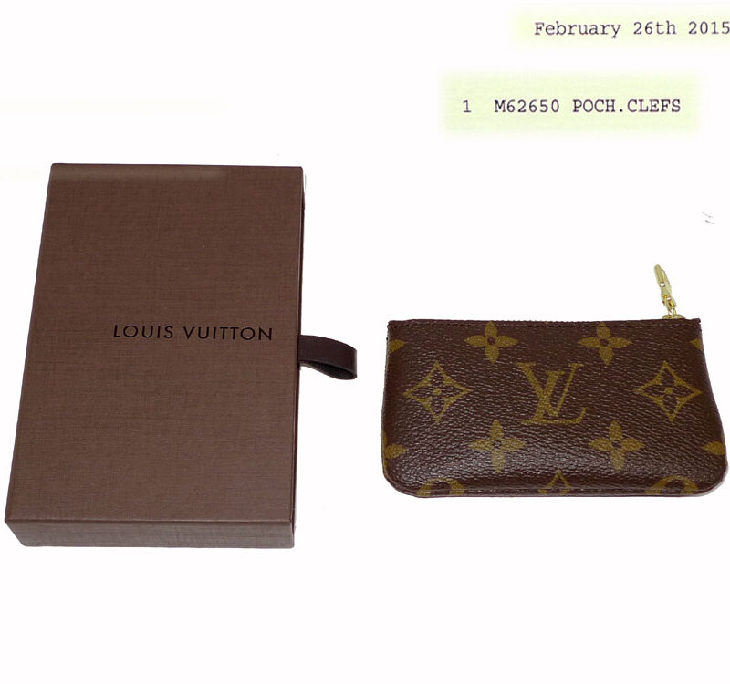 Louis Vuitton M62650 Monogram Canvas Zipper Key Pouch/ Pochette Cles-0