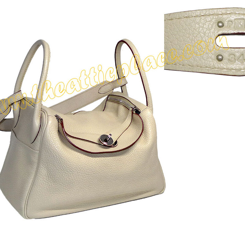 Hermes Lindy 30 Parchemin Clemence K Stamp Palladium Hardware-0