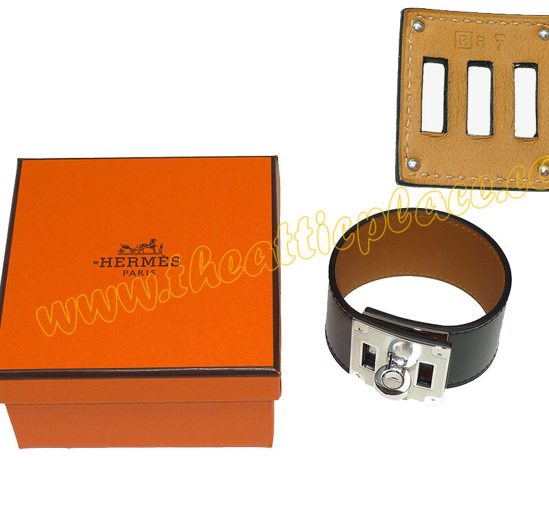 Hermes Kelly Dog Black Calf Palladium Hardware-0