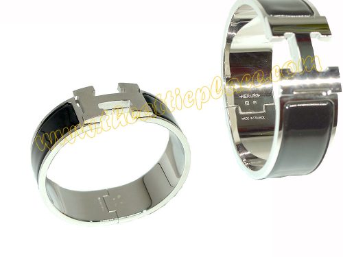 Hermes Clic Clac 1" Wide H Black H300001F01 SHW-0