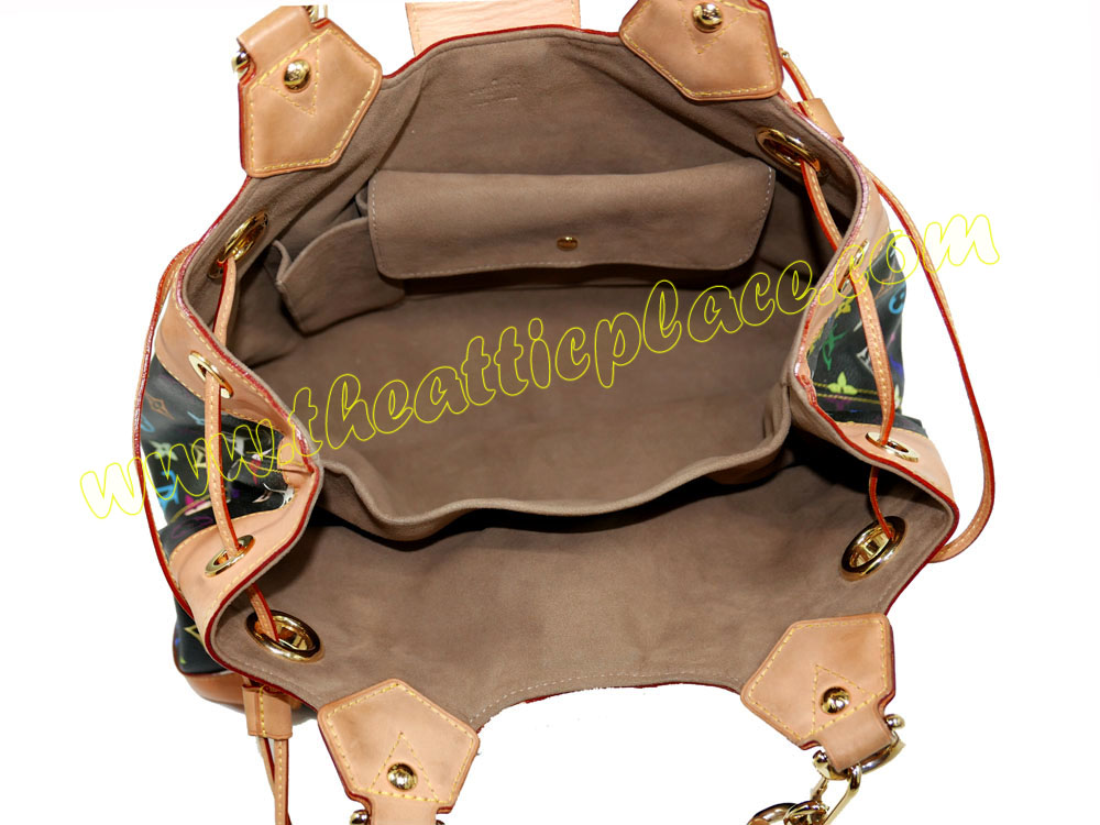 Louis Vuitton M40124 Multicolor Black Ursula Shoulder Bag-35263