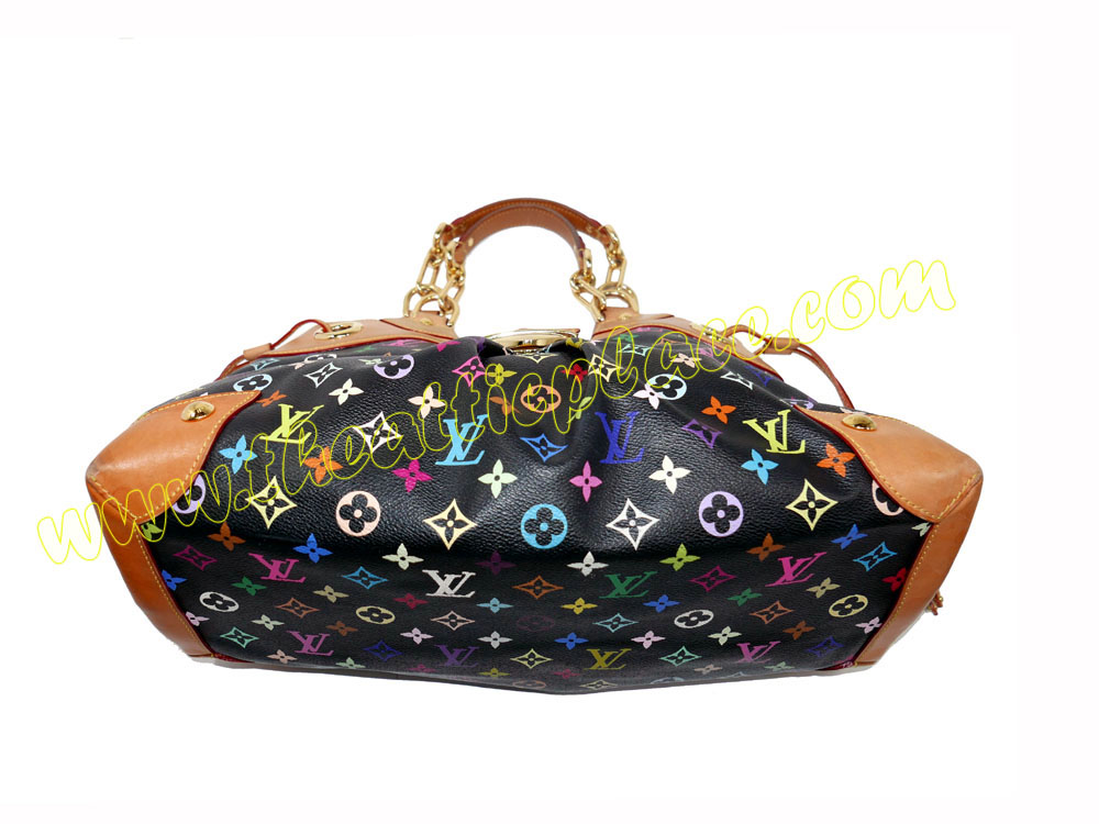 Louis Vuitton M40124 Multicolor Black Ursula Shoulder Bag-35264