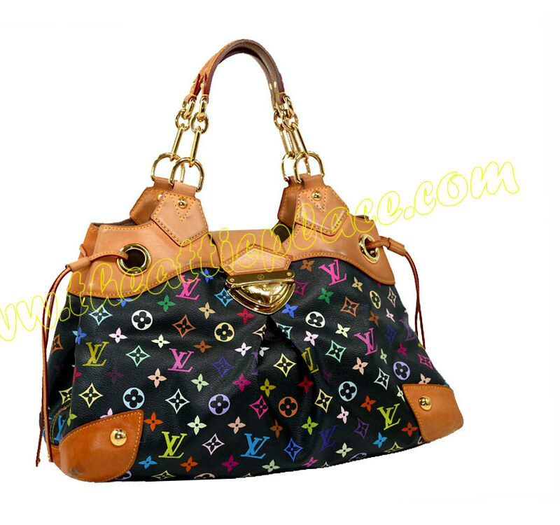 Louis Vuitton M40124 Multicolor Black Ursula Shoulder Bag-0