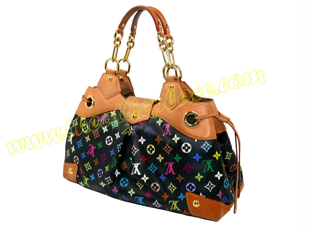 Louis Vuitton M40124 Multicolor Black Ursula Shoulder Bag-35262