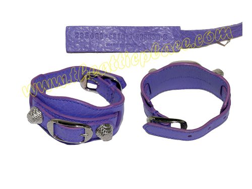 Balenciaga Purple Bracelet PHW-0