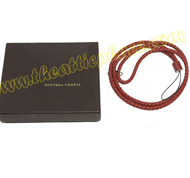 Bottega Venta Brick Woven Lanyard/ ID Tag for Unisex-0
