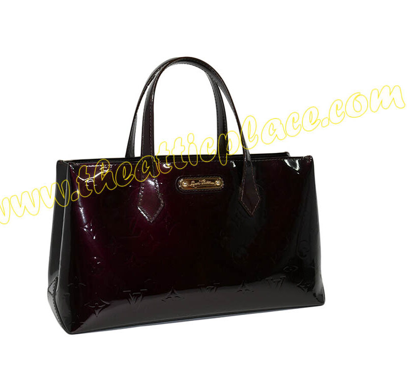 Louis Vuitton M93641 Vernis Amarante Wilshire PM Tote Bag-0