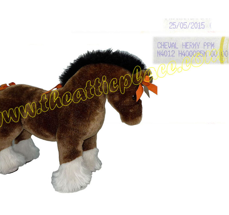 Hermes Hermy PPM Acrylic Polyes The Horse Plush Toy for Display/ Baby Gifts-0