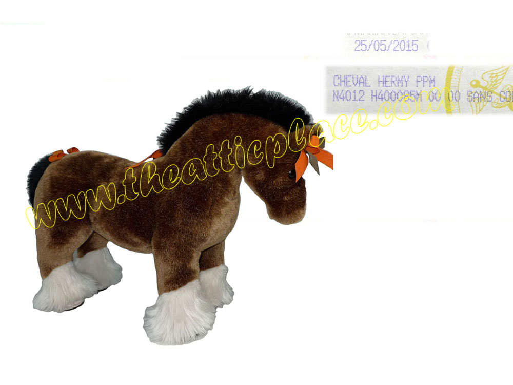 Hermes Hermy PPM Acrylic Polyes The Horse Plush Toy for Display/ Baby Gifts-0