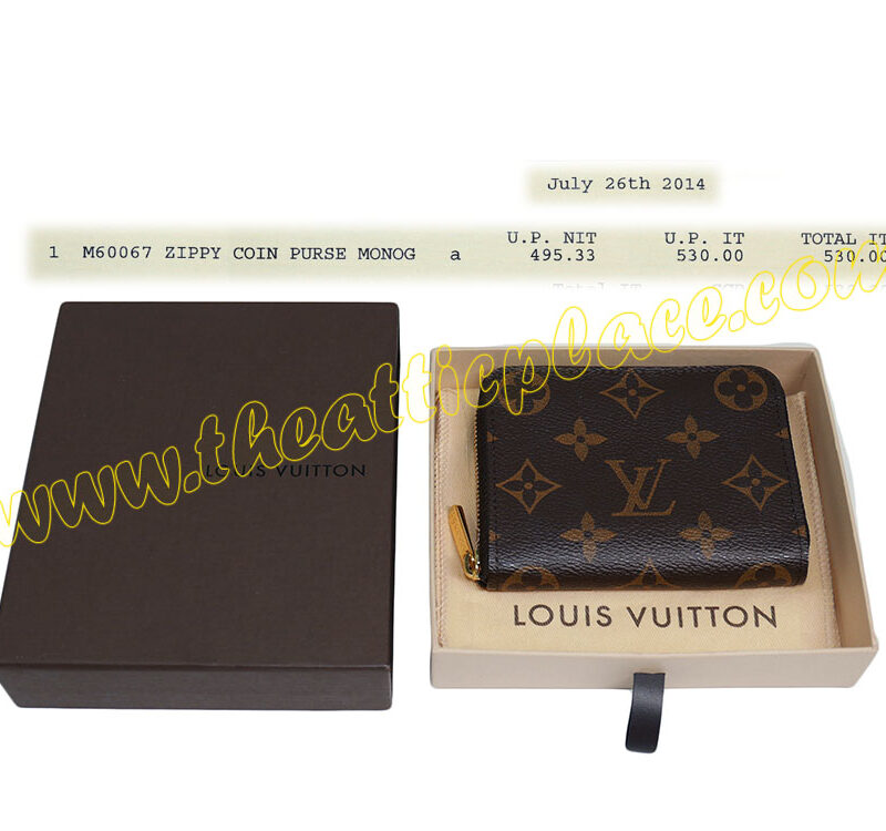 Louis Vuitton M60067 Monogram Zippy Coin Purse-0